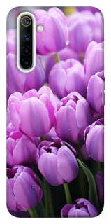 Чехол на Realme 6 Фиолетовые тюльпаны фото 1 из 1