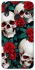 Чехол на Huawei P Smart (2019) skull and rose фото 1 из 1
