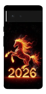 Чехол на Google Pixel 6 Red Fire Horse ver.1 фото 1 из 1