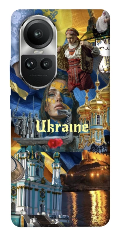 Чохол на Oppo Reno 10 Ukraine style ver.3 фото 1 з 1