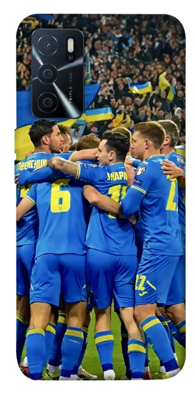 Чехол на Oppo A16s / A16 Сборная Украины v3 фото 1 из 1