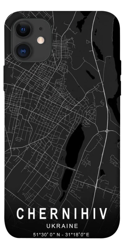 Чохол на Apple iPhone 11 (6.1") Chernihiv map фото 1 з 1