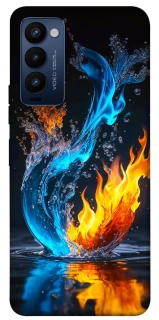 Чехол на TECNO Camon 18 Water And Fire фото 1 из 1