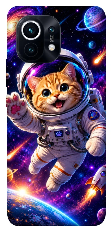Чехол на Xiaomi Mi 11 Space Cat фото 1 из 1