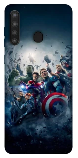 Чохол на Samsung Galaxy A21 Marvel heroes фото 1 з 1