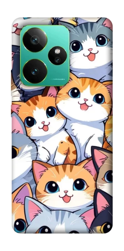 Чехол на Realme GT 7 Cute Cat v2 фото 1 из 1