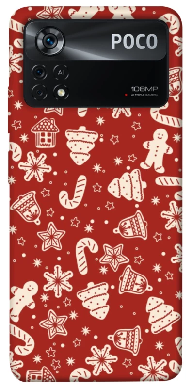 Чохол на Xiaomi Poco X4 Pro 5G Новорічний v3 фото 1 з 1
