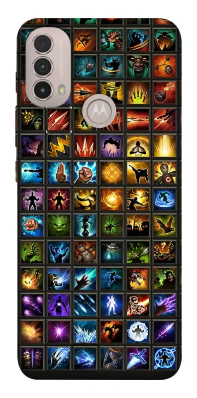 Чохол на Motorola Moto E40 Abilities menu ver.3 фото 1 з 1