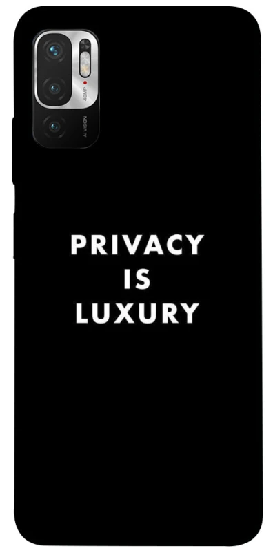 Чохол на Xiaomi Redmi Note 10 5G Privacy is luxury фото 1 з 1