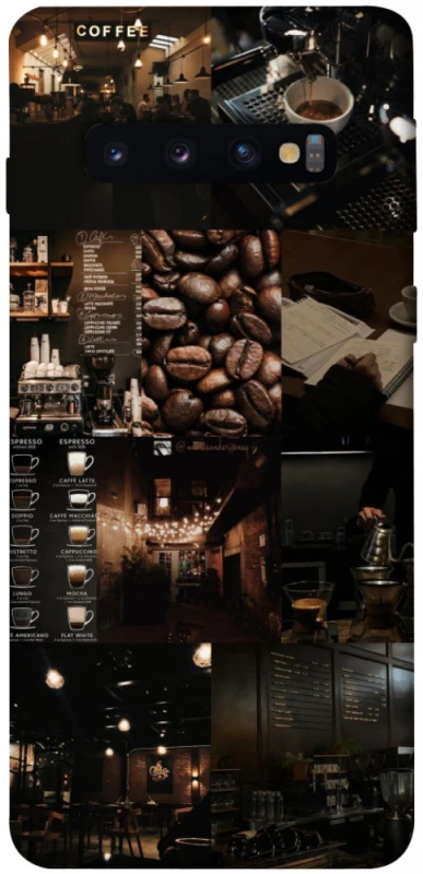 Чохол на Samsung Galaxy S10 Coffee collage ver.1 фото 1 з 1