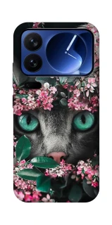Чехол на Xiaomi 17 Pro Кот в цветах фото 1 из 1