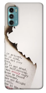 Чохол на Motorola Moto G60 Вірші фото 1 з 1