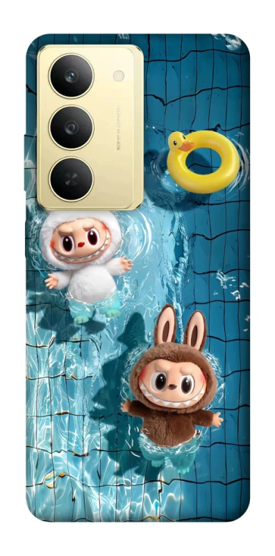 Чохол на Realme 14x Labubu in the pool фото 1 з 1