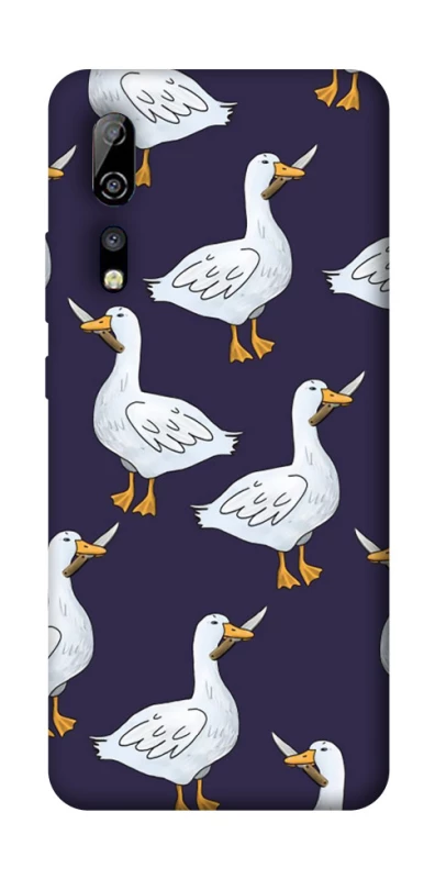 Чохол на ZTE Axon 10 Pro Гуси з претензією фото 1 з 1