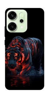 Чехол на Oppo Reno 14 fire tiger фото 1 из 1