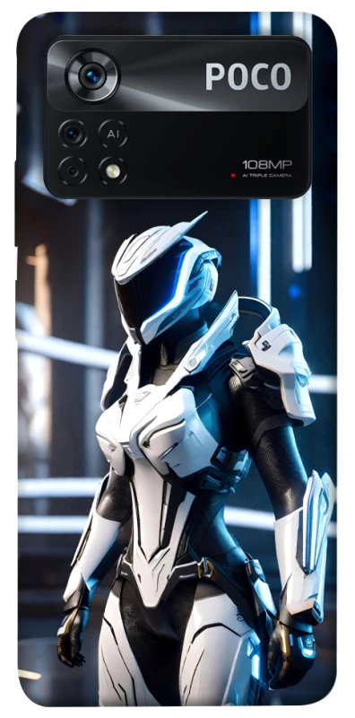 Чохол на Xiaomi Poco X4 Pro 5G Cyber space girl ver.6 фото 1 з 1