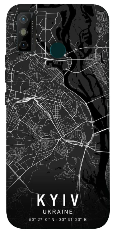 Чохол на TECNO Spark 6 Go Kyiv map фото 1 з 1