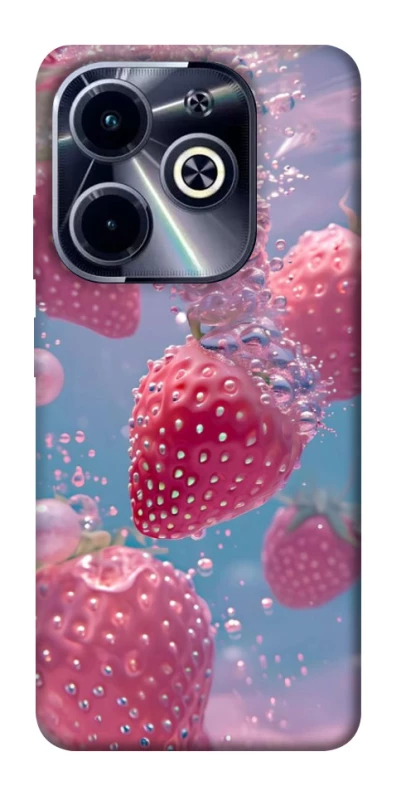 Чохол на Infinix Hot 40i Полуниця в воді фото 1 з 1