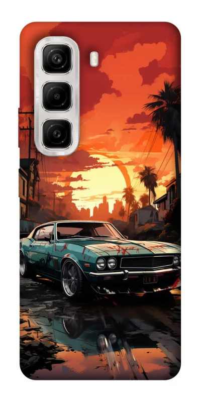Чохол на Infinix Hot 50 4G Car at sunset фото 1 з 1
