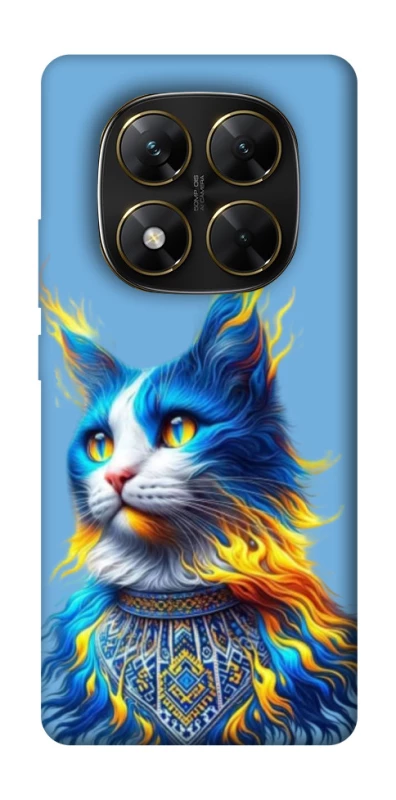 Чохол на Xiaomi Poco X7 Кіт патріот фото 1 з 1