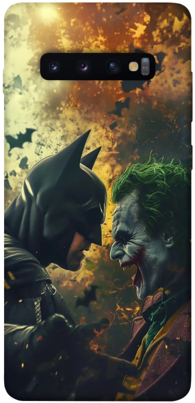 Чехол на Samsung Galaxy S10+ Batman and the Joker фото 1 из 1