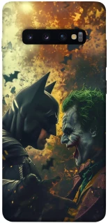 Чехол на Samsung Galaxy S10+ Batman and the Joker фото 1 из 1