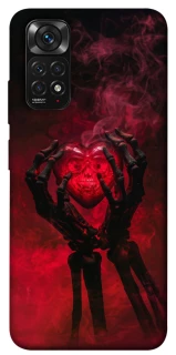 Чехол на Xiaomi Redmi Note 11 (Global) / Note 11S Heart in the hands of a skeleton фото 1 из 1