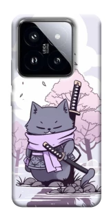 Чохол на Xiaomi 14 Pro Samurai cat фото 1 з 1