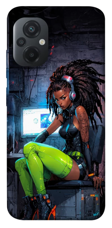 Чехол на Xiaomi Poco M5 Cyber girl фото 1 из 1