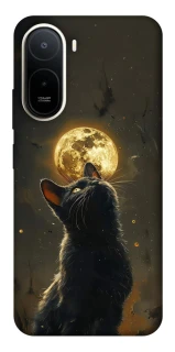 Чехол на Xiaomi Redmi A7 Pro 4G Кот под луной v2 фото 1 из 2