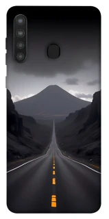 Чехол на Samsung Galaxy A21 Black mountains фото 1 из 1