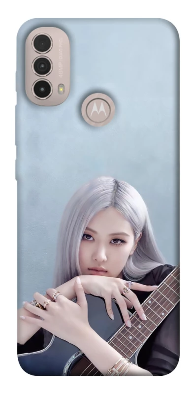 Чехол на Motorola Moto E40 Rosé - BLACKPINK фото 1 из 1