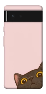 Чохол на Google Pixel 6 Peeping cat фото 1 з 1