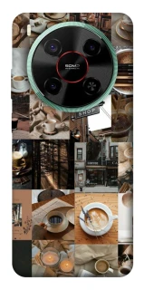 Чохол на ZTE Nubia V70 Max Coffee collage ver.3 фото 1 з 1