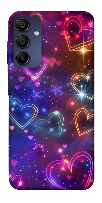 Чохол на Samsung Galaxy A15 4G/5G Drawn hearts фото 1 з 1