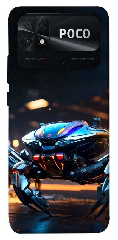 Чехол на Xiaomi Poco C40 Cyber ​​crab фото 1 из 1