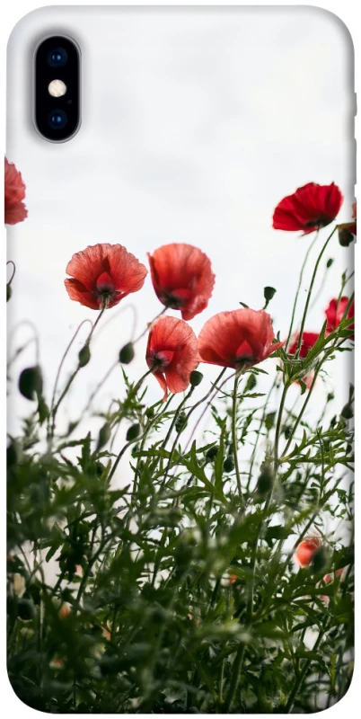 Чохол на Apple iPhone X (5.8") Поле маків фото 1 з 1