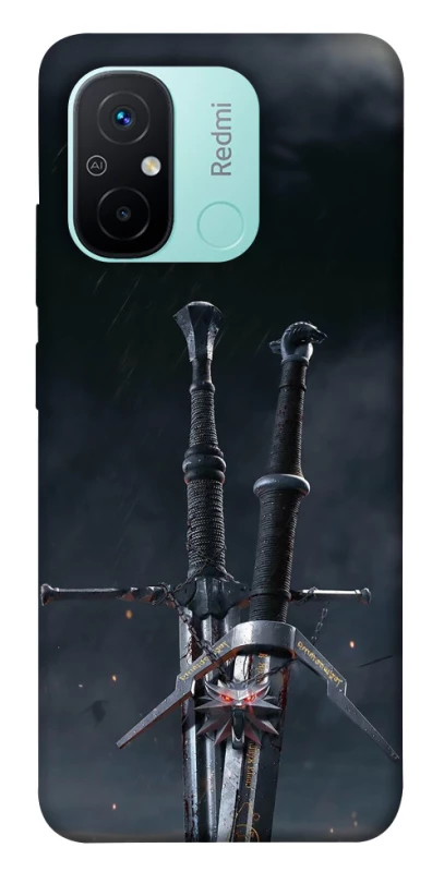 Чехол на Xiaomi Redmi 12C / Poco C55 Мечи Ведьмака фото 1 из 1