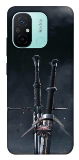 Чехол на Xiaomi Redmi 12C / Poco C55 Мечи Ведьмака фото 1 из 1