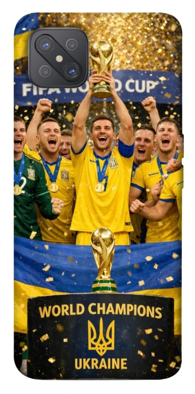 Чохол на Oppo A92s UA-Football ver.5 фото 1 з 1