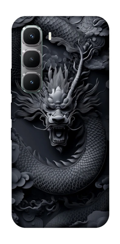 Чохол на Infinix Hot 60 Pro black dragon фото 1 з 1