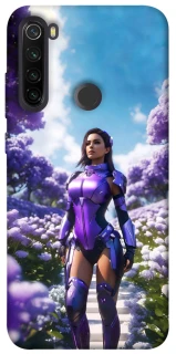 Чехол на Xiaomi Redmi Note 8T Cyber space girl ver.4 фото 1 из 1