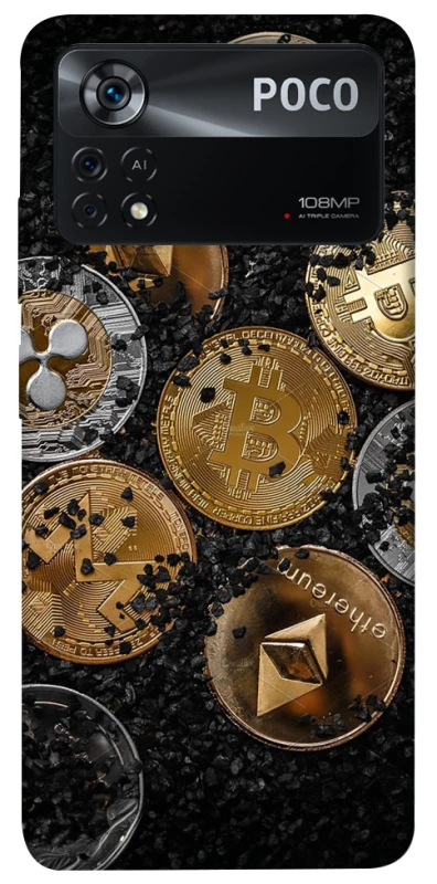 Чохол на Xiaomi Poco X4 Pro 5G Many coins v2 фото 1 з 1