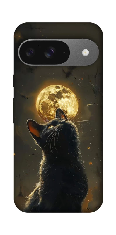 Чохол на Google Pixel 10 Кіт під місяцем v2 фото 1 з 1