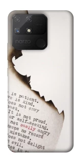 Чехол на Realme Narzo 50A Стихи фото 1 из 1