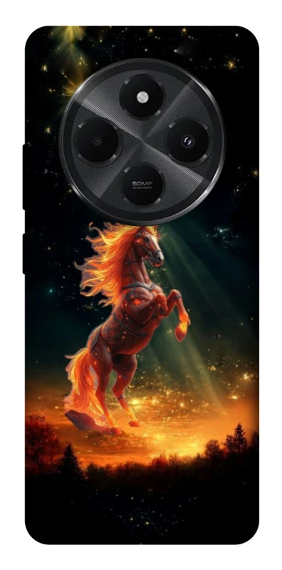 Чохол на Xiaomi Poco C75 Red Fire Horse ver.2 фото 1 з 1