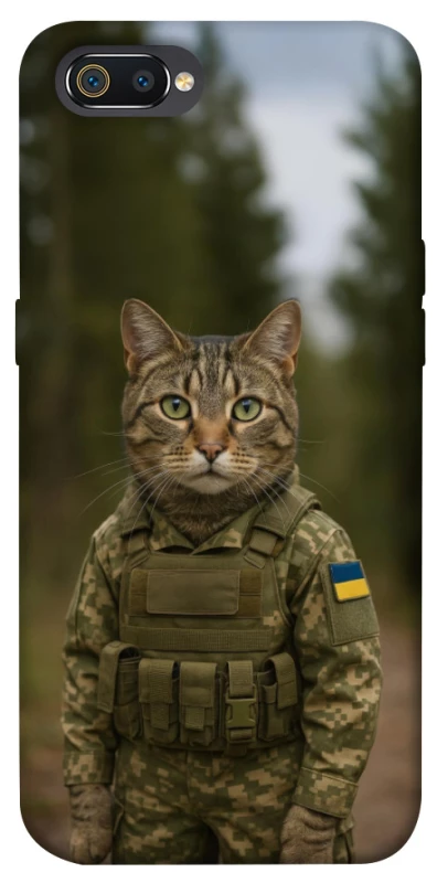 Чохол на Realme C2 Кіт захисник фото 1 з 1