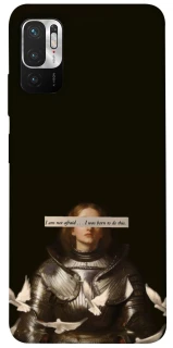 Чехол на Xiaomi Redmi Note 10 5G Not afraid фото 1 из 1