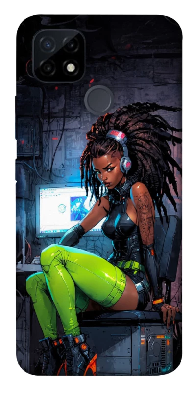 Чехол на Realme C21Y Cyber girl фото 1 из 1