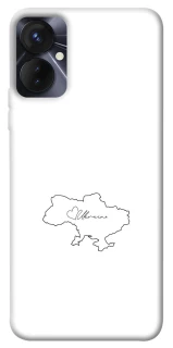 Чохол на TECNO Spark 9 Pro (KH7n) Ukraine map фото 1 з 1